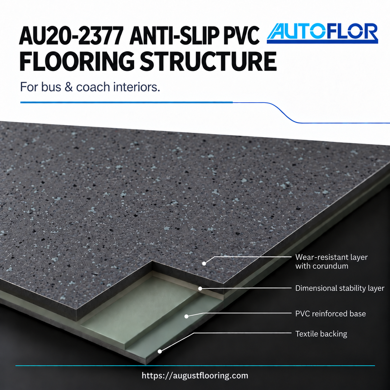 AU20-2377 PVC flooring illustrative structure