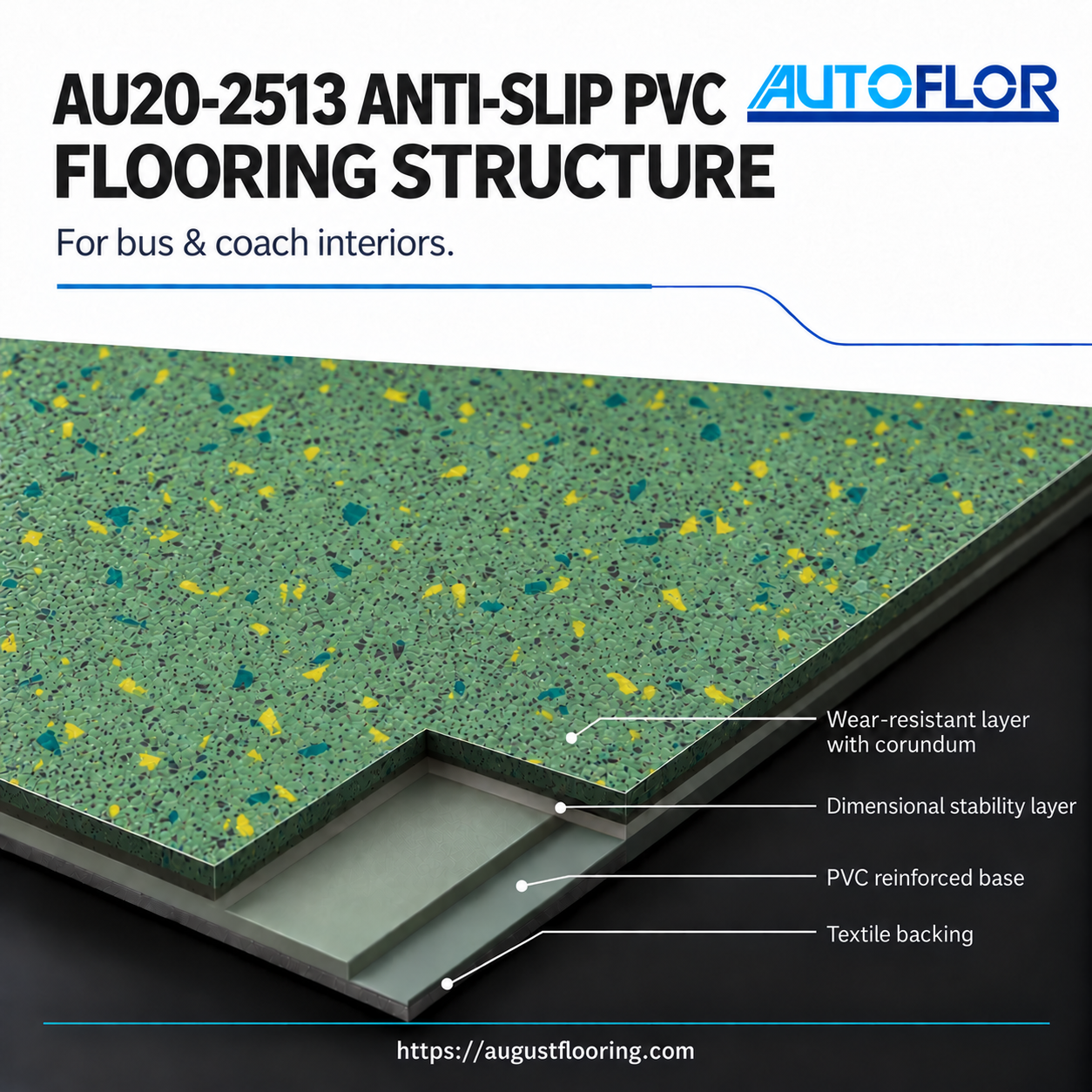 AU20-2513 PVC flooring illustrative structure
