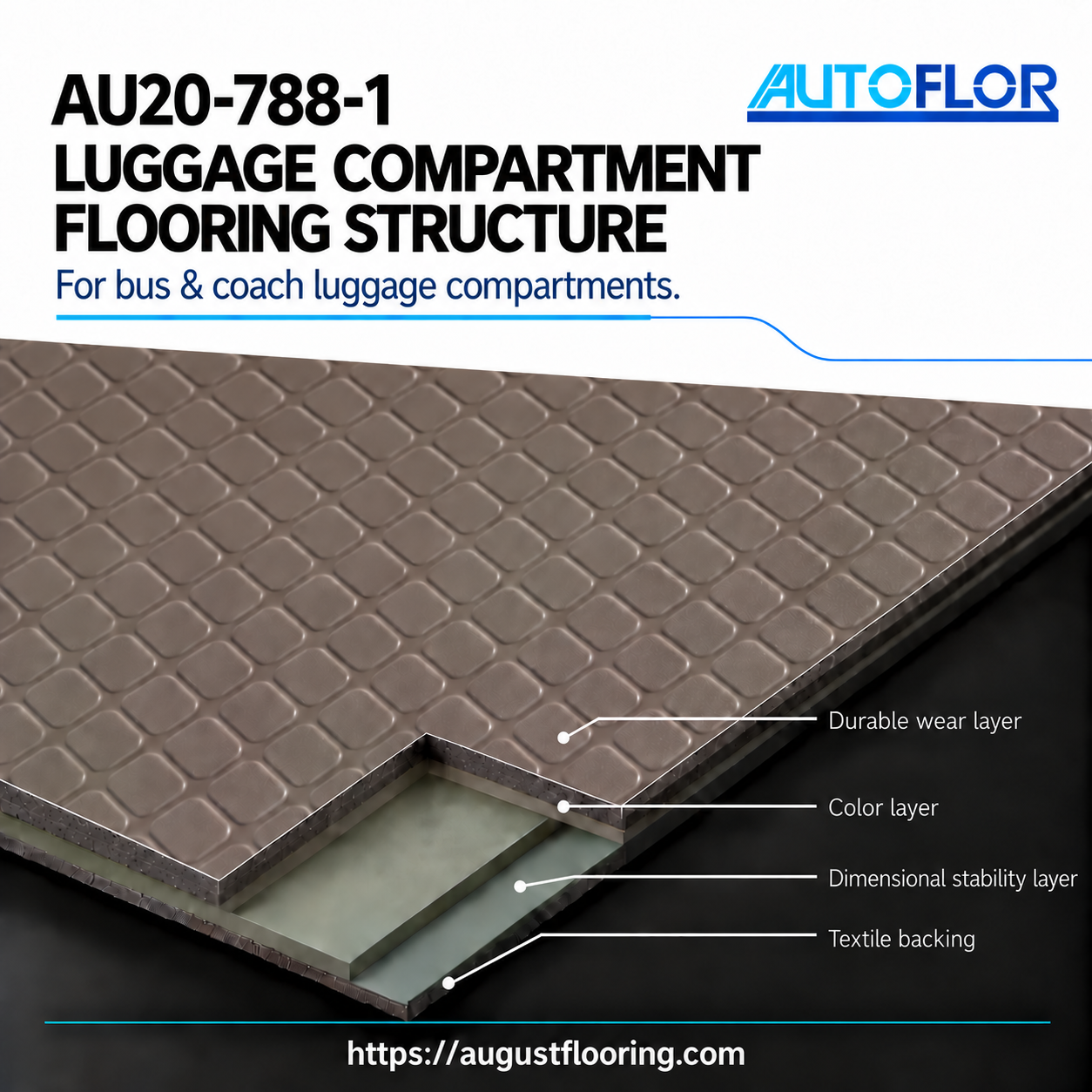 AU20-788-1 PVC flooring illustrative structure