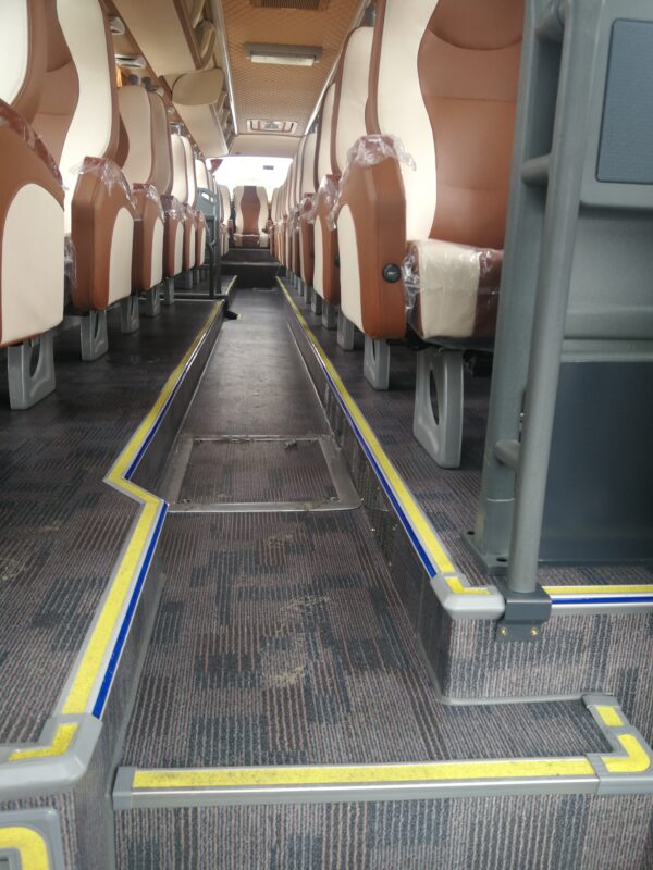 viny bus flooring