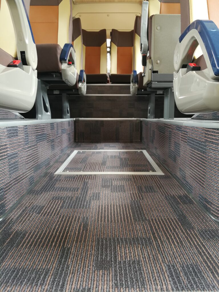 AU20-1559 printed PVC flooring texture for bus and coach interiors