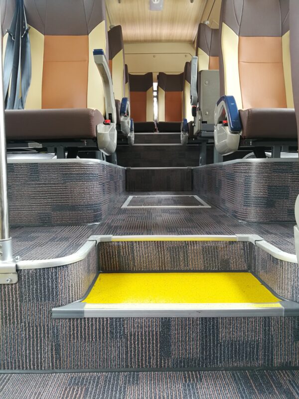 viny bus flooring