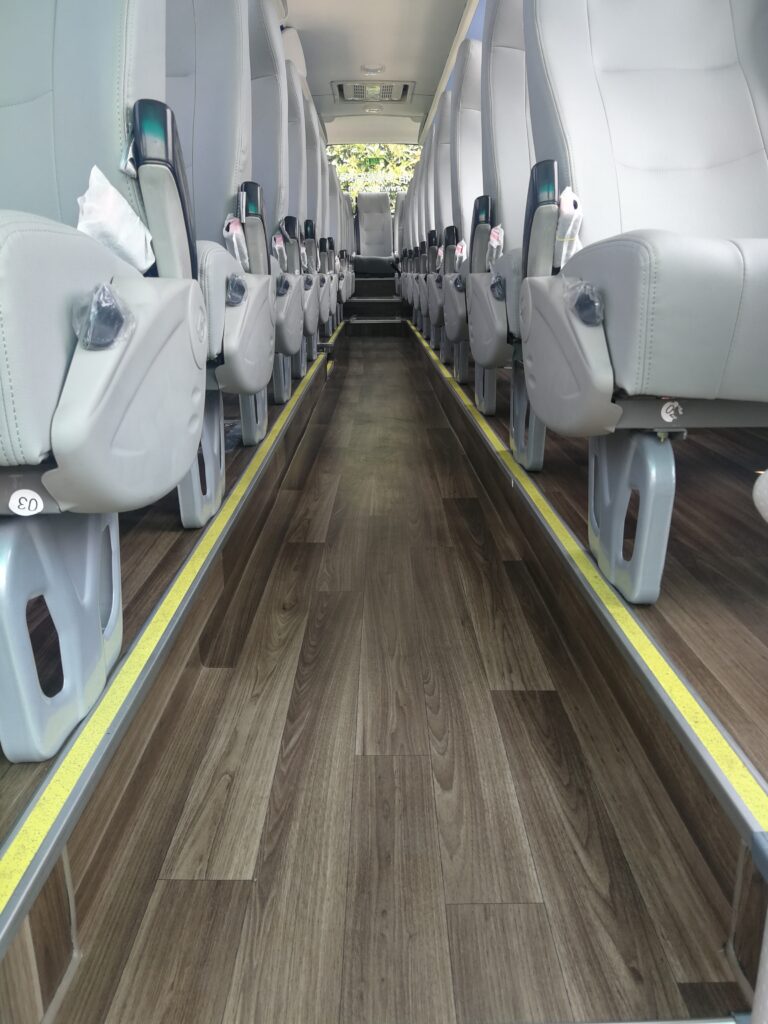 AU20-1531 printed PVC flooring texture for bus and coach interiors