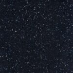 AU20-2352 anti-slip PVC flooring texture for bus and coach interiors, a near-black base with blue and white chips