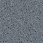 AU20-3651 printed PVC flooring texture for bus and coach interiors, a gray abstract pattern with pale aqua and charcoal flecks