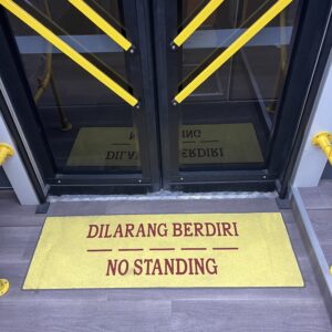 NO STANDING PVC Floor Marking Accessories